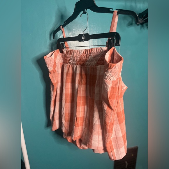 SET Torrid Seersucker Bralette & Pull-On Mid-Rise Short 5’’ NWT cottage core - Picture 3 of 6